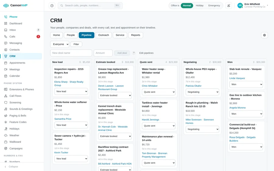 Deals on your own pipelines
